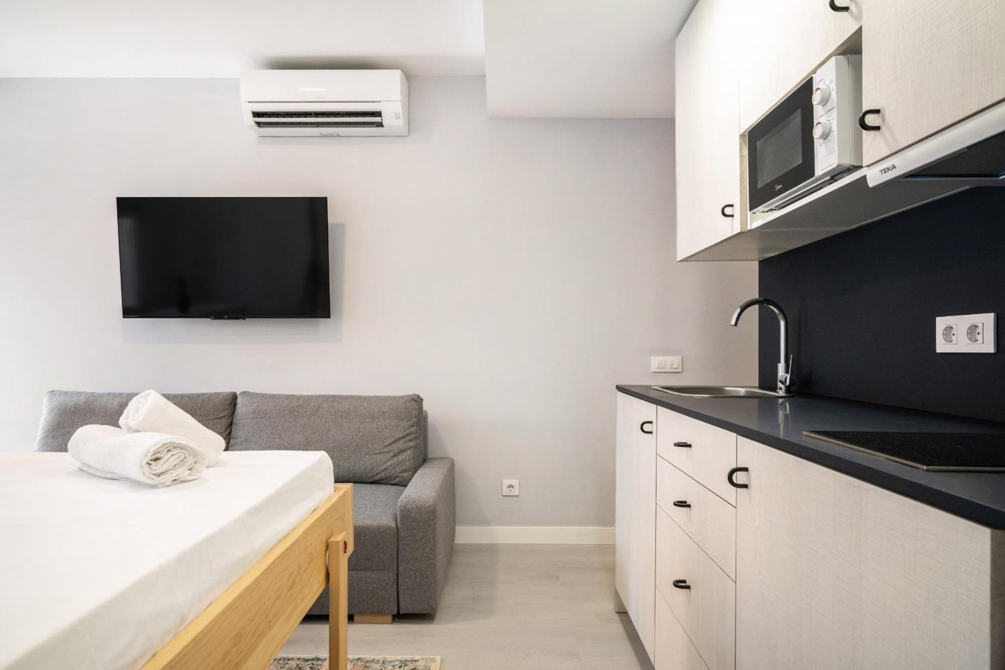 Madrid Riverside Studios Con Parking Incluido Alquiler Temporal Exterior photo